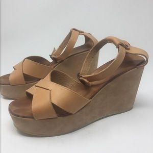 Robert Clergerie Platform Sandals Sz 8-1/2B